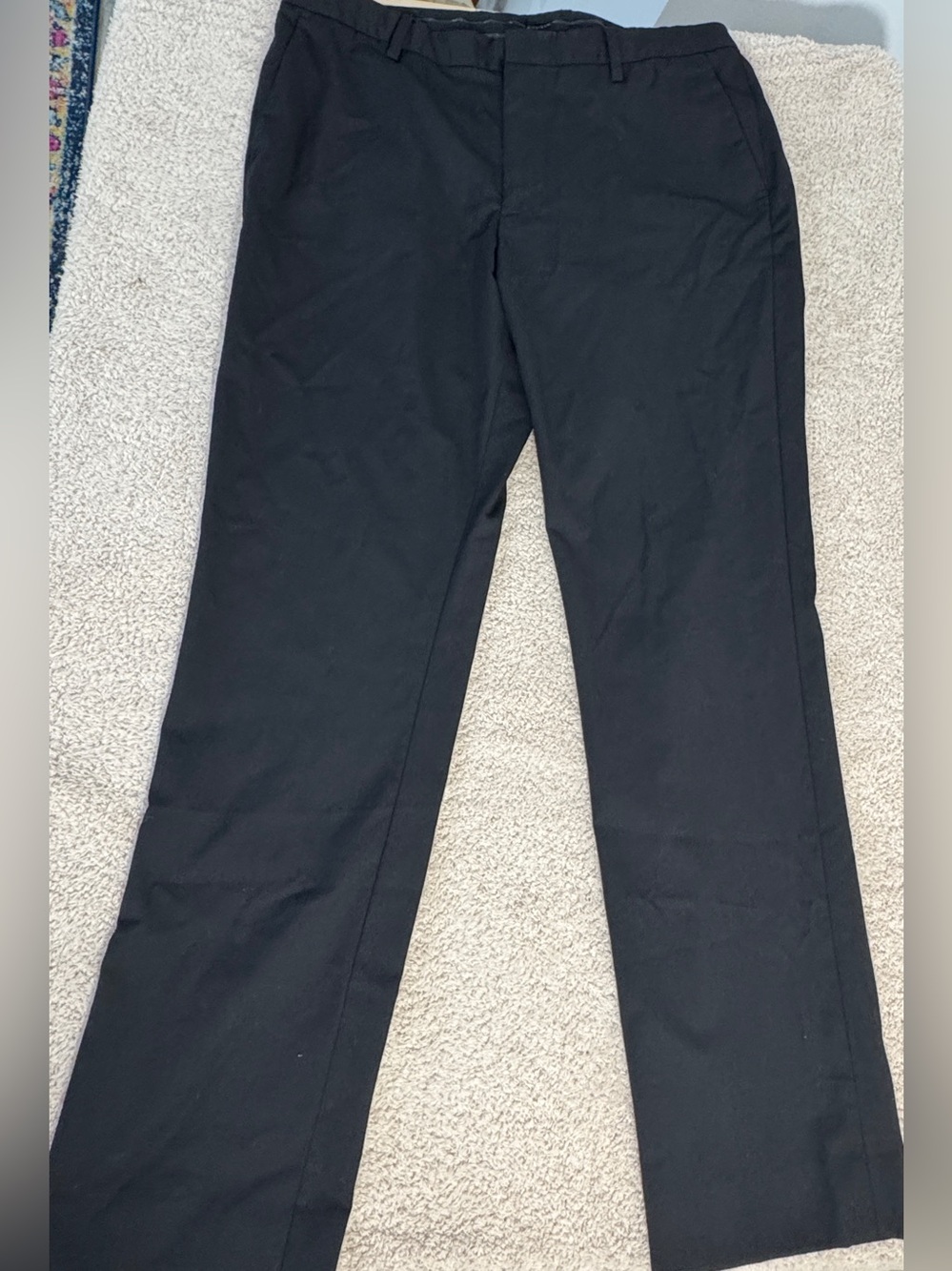 Bonobos Weekday Warrior Slim Fit Dress Pants Black 35x32 Wrinkle‑Resistant